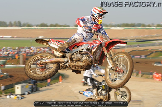 2009-10-04 Franciacorta - Motocross delle Nazioni 0795 Warm up group 2 - Ivan Tedesco - Honda 450 USA